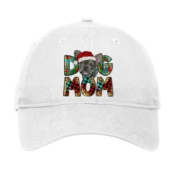 Christmas French Bulldog Mom Adjustable Cap