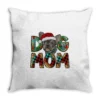 Christmas French Bulldog Mom Throw Pillow