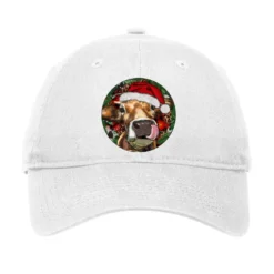 Hereford Cow Christmas Adjustable Cap