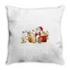 Christmas Milk And Cookie Latte Coffee Cups Throw Pillow