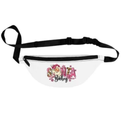 Santa Baby Pink Christmas Fanny Pack