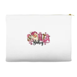 Santa Baby Pink Christmas Accessory Pouches
