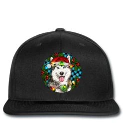 Christmas Husky Printed Hat