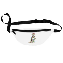 Husky Christmas Lights Fanny Pack