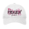 It's Freezin Season Pink Christmas Adjustable Cap