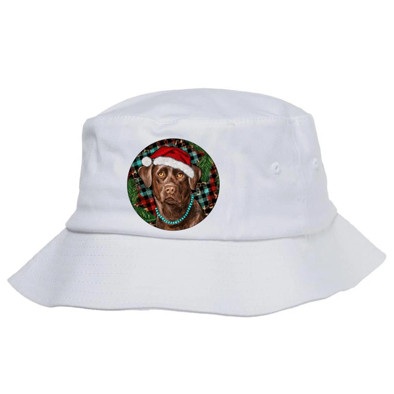 Labrador Retriever Christmas Bucket Hat 1 Labrador Retriever Christmas Bucket Hat