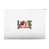 Western Christmas Love Accessory Pouches