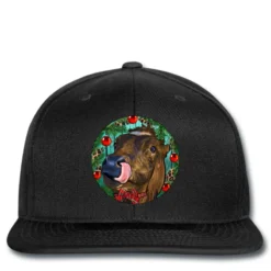 Longhorn Cow Christmas Printed Hat