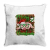 Merry Christmas Pig Throw Pillow