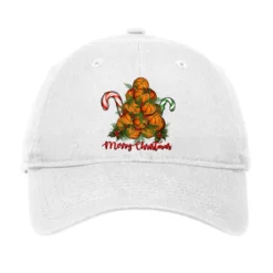 Merry Christmas Basketball Adjustable Cap