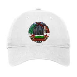 Black Angus Cattle Merry Christmas Adjustable Cap