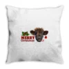 Merry Christmas Calf Throw Pillow