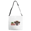 Merry Christmas Calf Adjustable Strap Totes