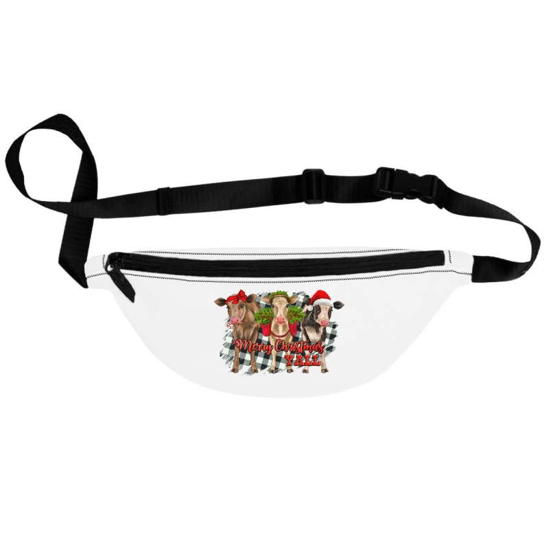 Merry Christmas Y'all Heifers Fanny Pack 1 Merry Christmas Y'all Heifers Fanny Pack