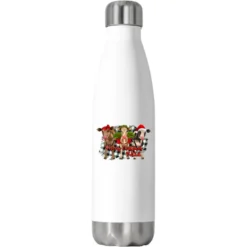 Merry Christmas Y'all Heifers Stainless Steel Water Bottle