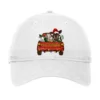 Merry Christmas Truck Farm Animals Adjustable Cap