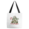 Merry Christmas Volleyball Tote Bags
