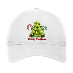 Merry Christmas Tennis Adjustable Cap