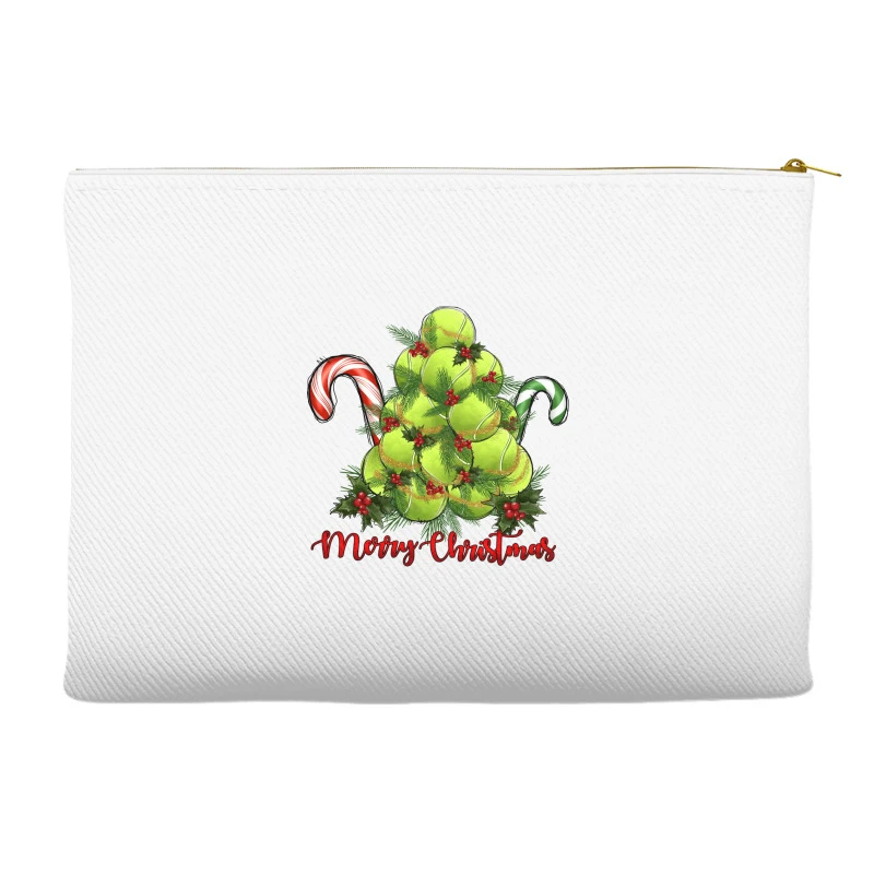 Merry Christmas Tennis Accessory Pouches 1 Merry Christmas Tennis Accessory Pouches
