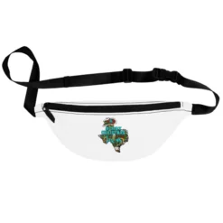 Merry Christmas Texas Map Fanny Pack