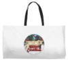 Merry Christmas Charolais Bull Weekender Totes