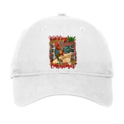 Merry Cluckin' Christmas Adjustable Cap