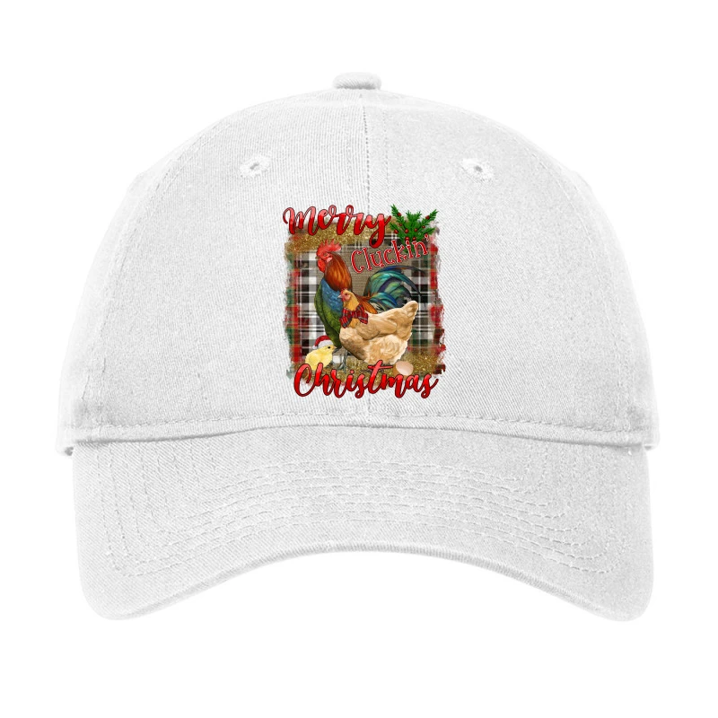 Merry Cluckin' Christmas Adjustable Cap 1 Merry Cluckin' Christmas Adjustable Cap