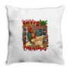 Merry Cluckin' Christmas Throw Pillow