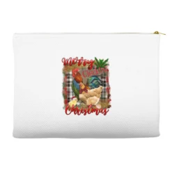 Merry Cluckin' Christmas Accessory Pouches
