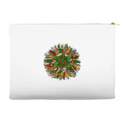 Leopard Christmas Sunflower Accessory Pouches