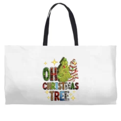 Oh Christmas Tree Christmas Cake Weekender Totes