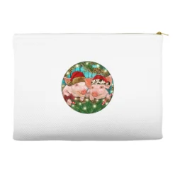 Christmas Pigs Accessory Pouches