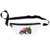 Pink Christmas Farm Tractor Fanny Pack
