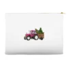 Pink Christmas Farm Tractor Accessory Pouches