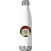 Christmas Pomeranian Stainless Steel Water Bottle