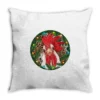 Roaster Christmas Throw Pillow