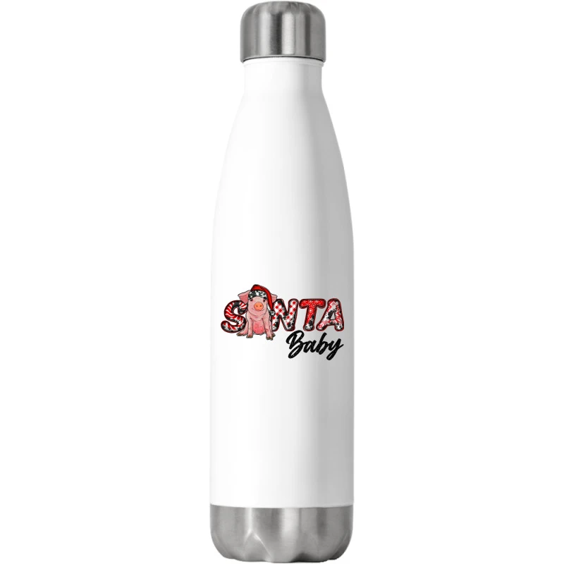 Christmas Santa Baby Stainless Steel Water Bottle 1 Christmas Santa Baby Stainless Steel Water Bottle