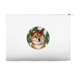 Shiba Inu Christmas Accessory Pouches