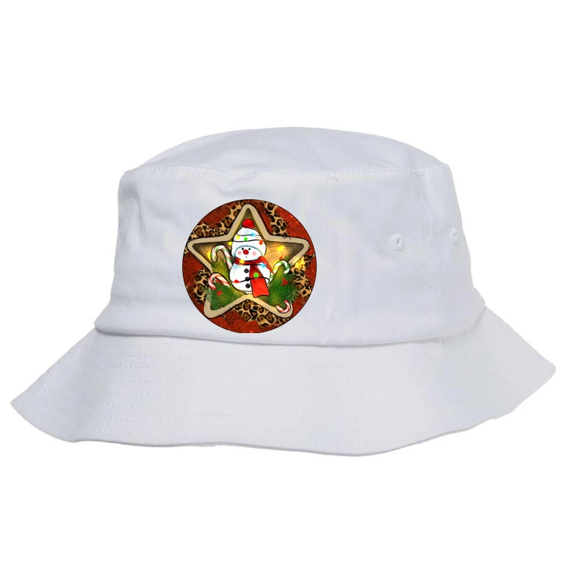 Snowman Christmas Bucket Hat 1 Snowman Christmas Bucket Hat