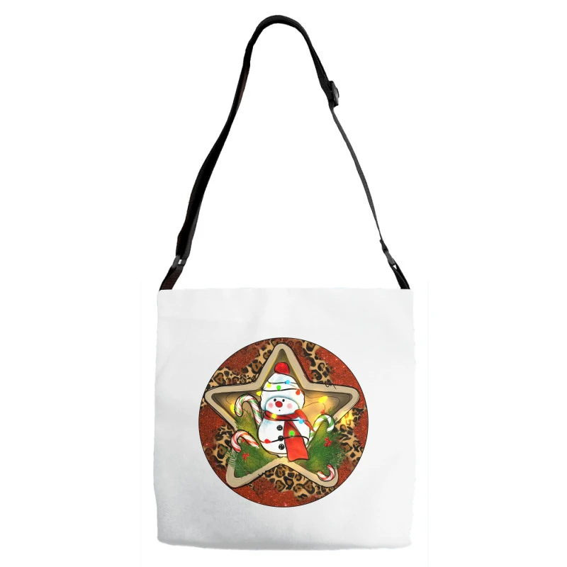 Snowman Christmas Adjustable Strap Totes 1 Snowman Christmas Adjustable Strap Totes