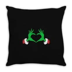 Funny Elf Christmas Throw Pillow