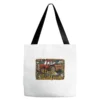 Merry Christmas Farm Tractor Tote Bags