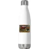 Merry Christmas Farm Tractor Stainless Steel Water Bottle