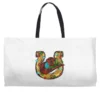 Christmas Horseshoe Weekender Totes