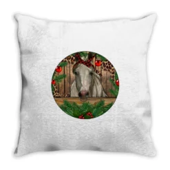 Christmas Horse Throw Pillow