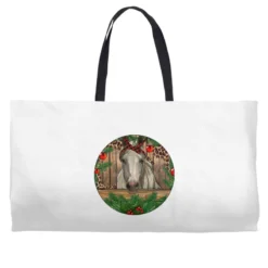 Christmas Horse Weekender Totes