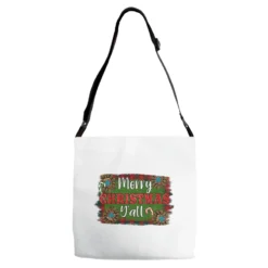 Merry Christmas Y'all Adjustable Strap Totes