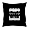 Merry Christmas Ya Filthy Animal Throw Pillow