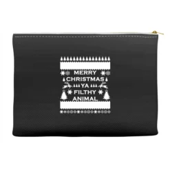 Merry Christmas Ya Filthy Animal Accessory Pouches