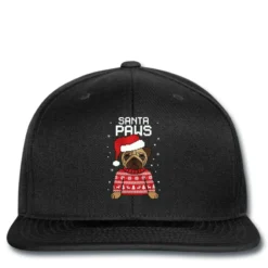 Santa Paws Merry Christmas Printed Hat
